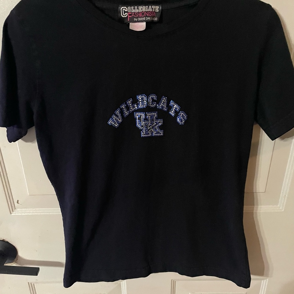 Collegiate Fashionista Black T-Shirt